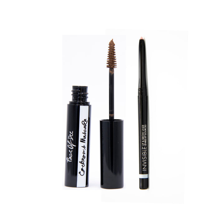 Eyebrows Mascara + Invisible Lip & Brow Liner (Combo Pack Offer) - Face Of Dee