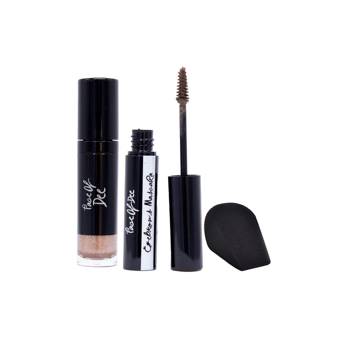 Liquid Shimmer + Eyebrows Mascara + The Pro Blender (Combo Pack Offer) - Face Of Dee