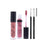 Drama Shine Lipgloss + Velvet Matte Long-lasting Lipstick + Tip & Blend Perfect Lips Brush - (Combo Pack Offer) - Face Of Dee